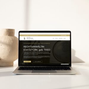 Ganzheitliches Branding-Paket und eine Website für Rechtsanwältin Eda Öztürk, die ihre Selbstständigkeit unterstützen.