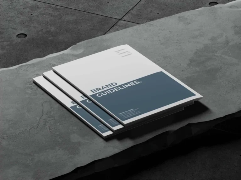 Brand Guidelines: Übersicht der Markenelemente Logo, Farben und Schriften